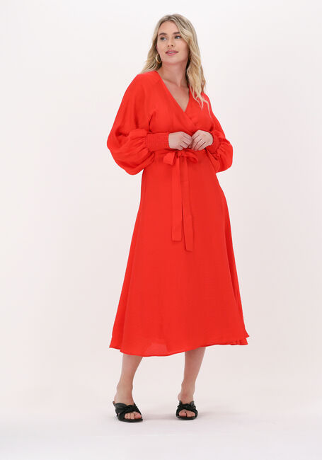 Orangene GESTUZ Midikleid LUELLA LONG WRAP DRESS - large