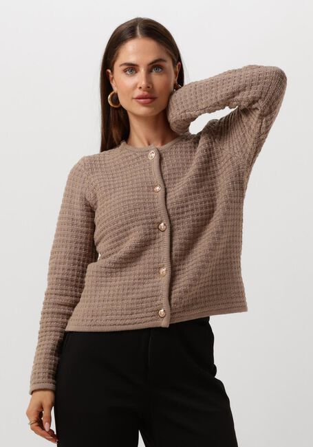 Taupe NEO NOIR Strickjacke LIMONE KNIT JACKET - large