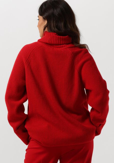 Rote VANILIA Pullover OVERSIZED TURTLE SWEATER - large