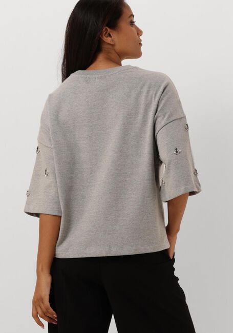 Weiße SUMMUM Sweatshirt BOXY SWEATSHIRT EMBELLISHED SWEAT - large