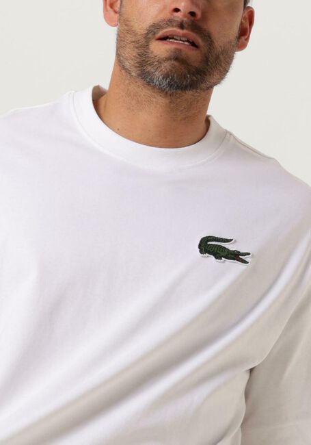 Weiße LACOSTE T-shirt TH0062 - large