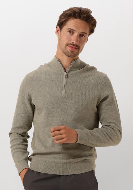 Grüne PROFUOMO Pullover PULLOVER HALF ZIP - large