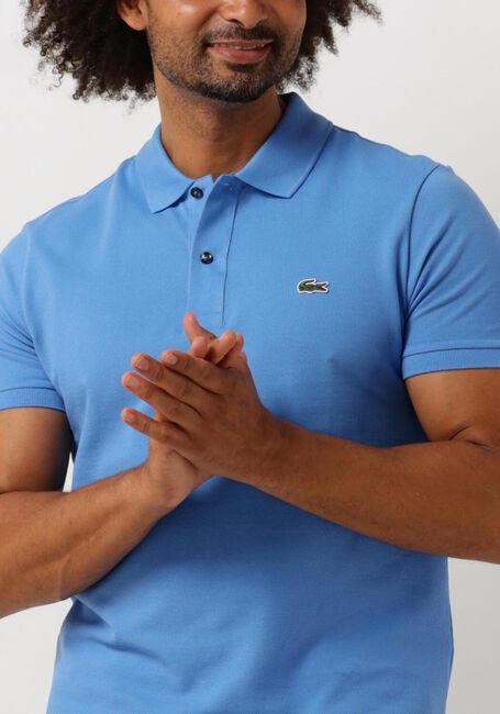 Hellblau LACOSTE Polo-Shirt Original L 12.12 Poloshirt Slim Fit - large