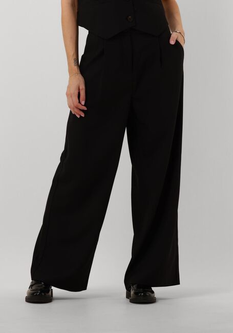 Schwarze MODSTRÖM Hose GALEMD WIDE PANTS - large