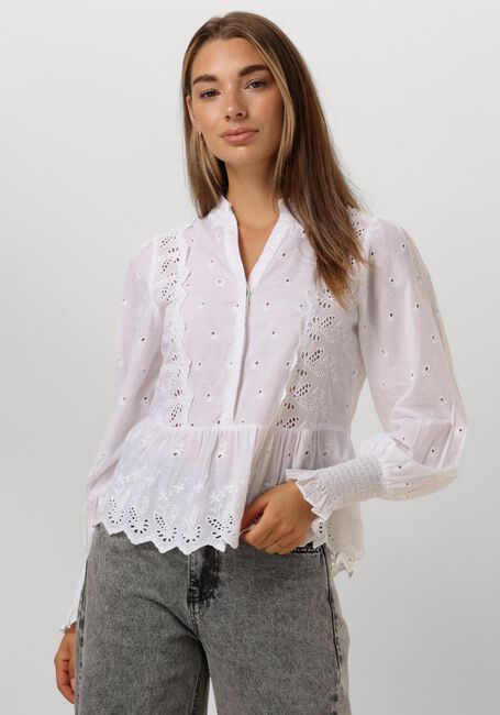 Weiße NEO NOIR Bluse MAVIANA EMB BLOUSE - large