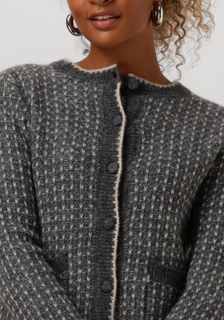 Dunkelgrau SELECTED FEMME Strickjacke SLFSINE LS KNIT CARDIGAN - large