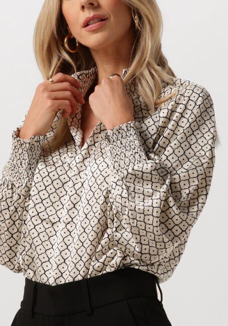 Ecru NEO NOIR Bluse STONE MOROCCAN TILE BLOUSE - large