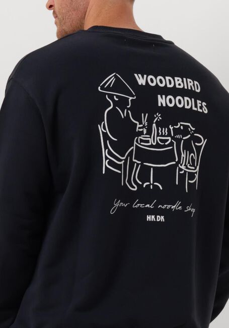 Dunkelblau WOODBIRD Sweatshirt WBCANE NOODLE CREW - large