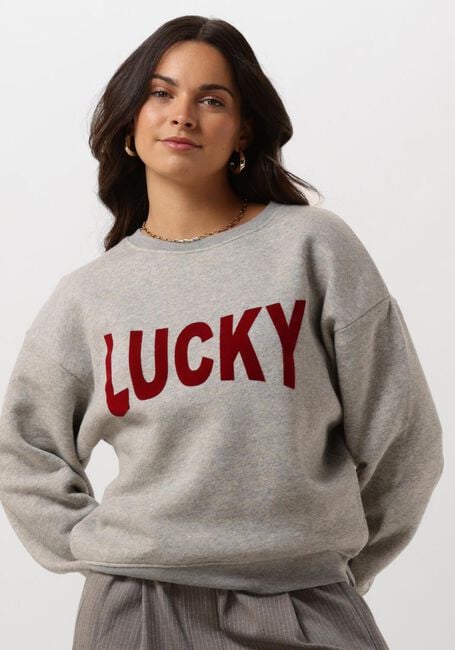 Graue BY-BAR Pullover BAS LUCKY SWEATER - large