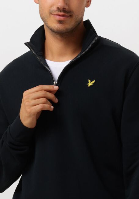 Dunkelblau LYLE & SCOTT Sweatshirt LOOPBACK QUARTER ZIP SWEAT - large