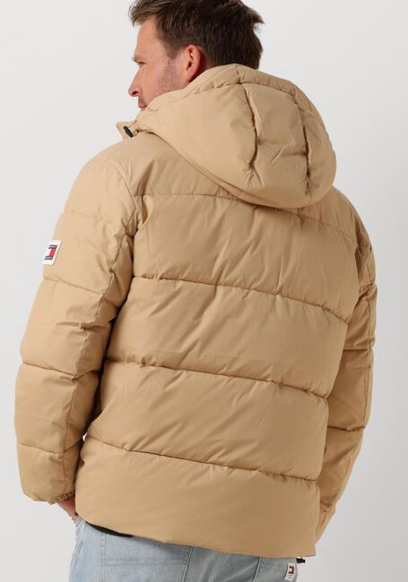 Beige TOMMY JEANS Wattierte Jack TJM ESSENTIAL PUFFER - large