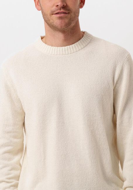 Beige SELECTED HOMME Pullover SLHNEIL LS KNIT NEPS CREW NECK - large