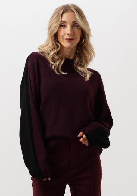 Schwarze VANILIA Pullover COLOURBLOCKING SWEATER - large