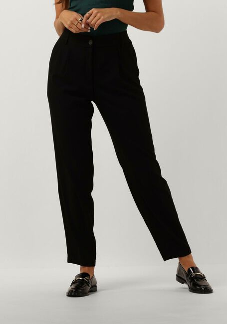 Schwarze ACCESS Hose MOM PANTS WITH PLEATS - large