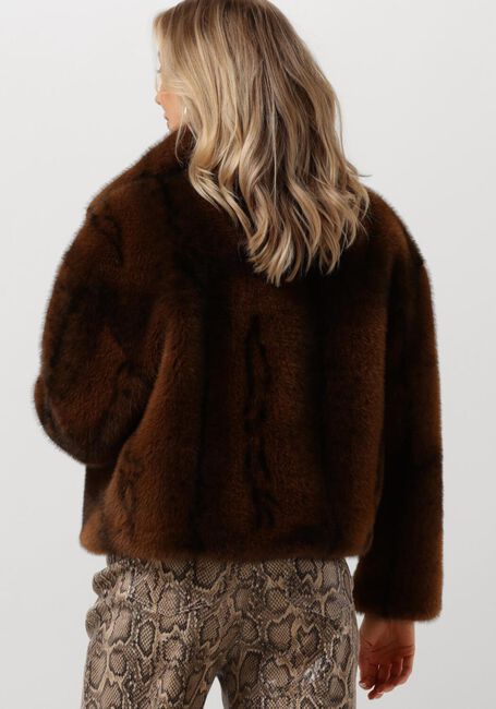 Braune SILVIAN HEACH Fake-Fur-Jack GPA24104PL - large