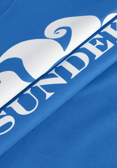 Blaue SUNDEK T-shirt M4S100 NEW SIMEON LOGO - large
