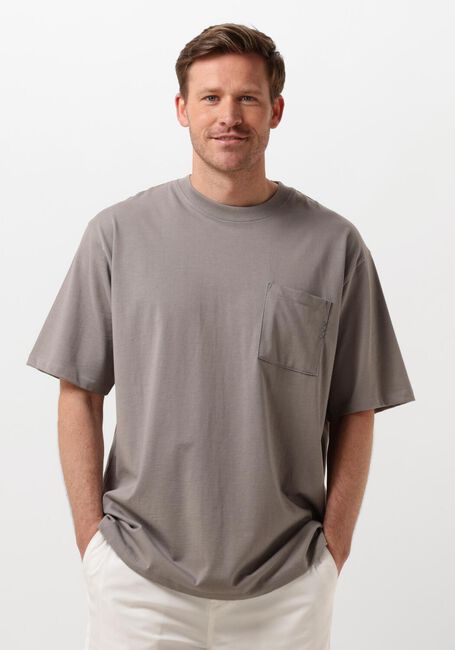 Graue SCOTCH & SODA T-shirt 3 CROSSES LOOSE FIT CHEST POCKET T-SHIRT - large