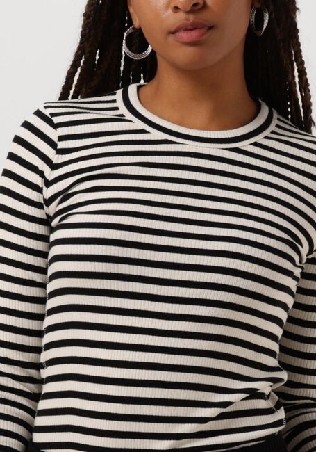 Schwarze INWEAR Langarmshirts DAGNAIW STRIPED TSHIRT LS - large