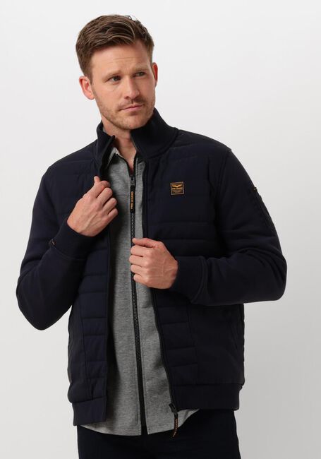 Blaue PME LEGEND Jacken ZIP JACKET HYBRID SWEAT - large