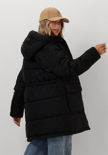 Schwarze TOMMY JEANS Wattierte Jack TJW MIDI VAIL PUFFER - large