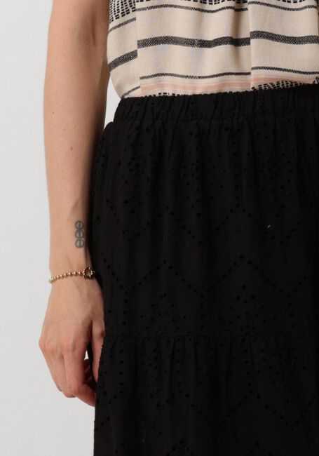 Schwarze NEO NOIR Maxirock RANA EMBROIDERY SKIRT - large