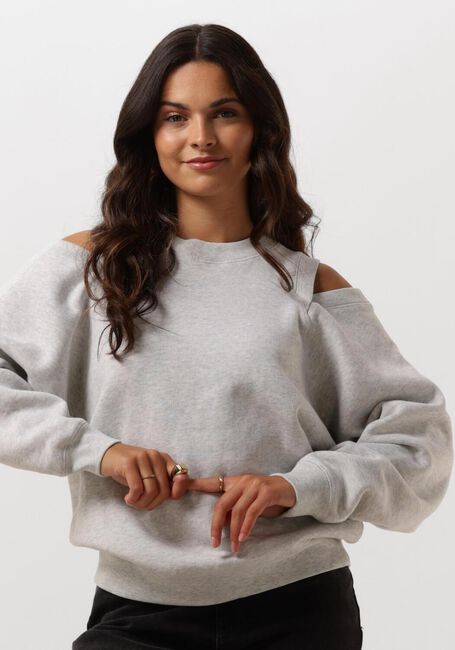 Graue CATWALK JUNKIE Sweatshirt RELAXED OPEN SHOULDER SWEATER - large