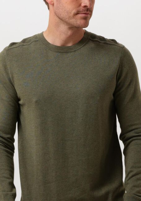 Grüne SELECTED HOMME Pullover SLHBERG CREW NECK NOOS - large