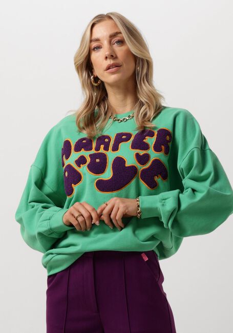 Grüne HARPER & YVE Sweatshirt LOGO-SW - large