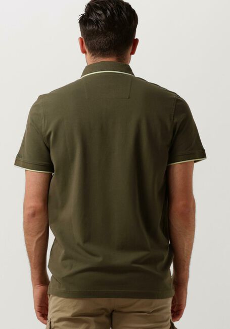 Grüne PME LEGEND Polo-Shirt SHORT SLEEVE POLO STRETCH PIQUE PACKAGE - large