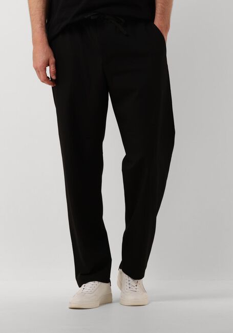 Schwarze SELECTED HOMME Hose SLH196-STRAIGHT ROBERT STRING FLEX PANT - large