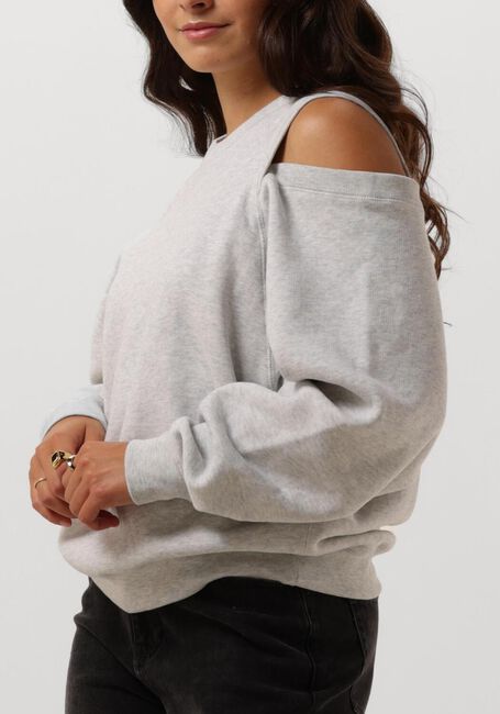 Graue CATWALK JUNKIE Sweatshirt RELAXED OPEN SHOULDER SWEATER - large