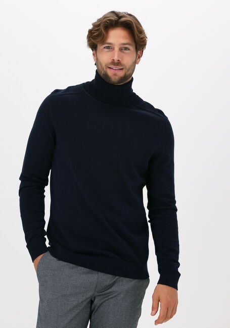 Dunkelblau SELECTED HOMME Rollkragenpullover SLHBERG ROLL NECK NOOS - large