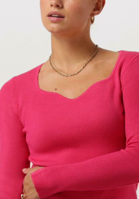 Fuchsie YDENCE Langarmshirts KNITTED TOP CHIARA - large