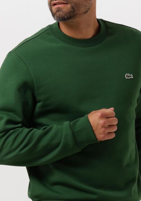 Grüne LACOSTE Pullover 1HS1 MEN SWEATSHIRT - large