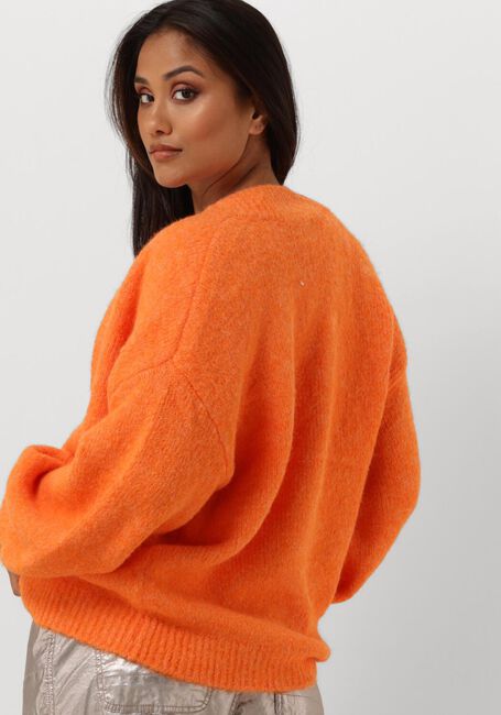 Orangene SUMMUM Strickjacke PUFF SLEEVE CARDIGAN COZY MELANGE KNIT - large