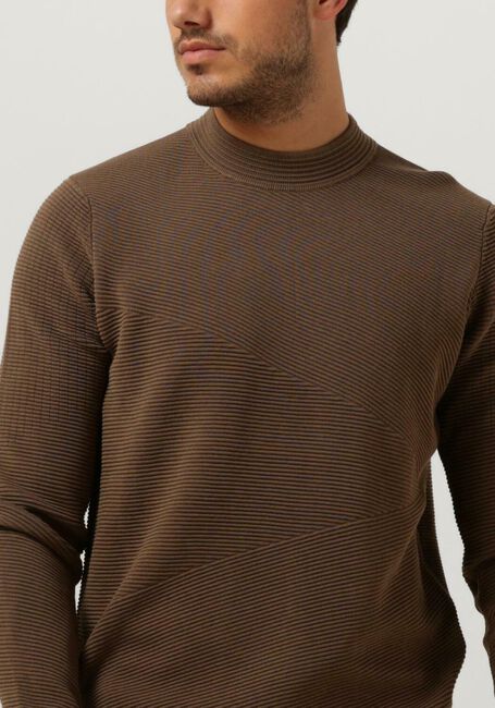 Braune CAST IRON Pullover MOCK NECK COTTON MODAL MOCKNECK - large