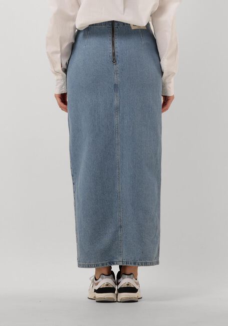 Blaue ALIX THE LABEL Maxirock LADIES WOVEN THE LABEL MAXI DENIM SKIRT - large