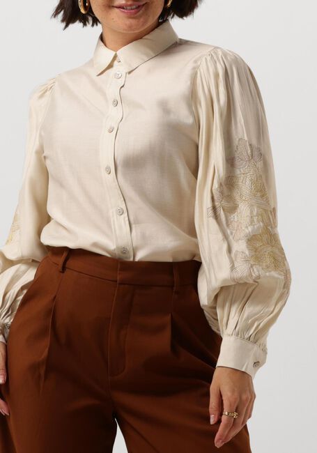 Beige NUKUS Bluse MILANOVA BLOUSE - large