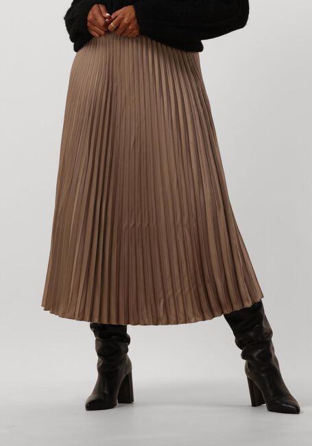 Beige Y.A.S. Midirock YASCELINE HW MIDI SKIRT S. - large