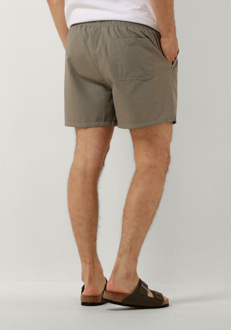 Grüne SELECTED HOMME Badehosen SLHCOOPER SEERSUCKER SWIMSHORTS - large