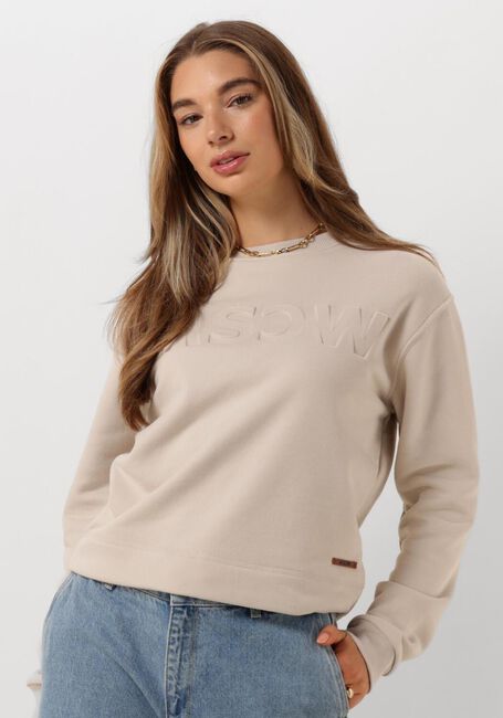 Beige MOSCOW Sweatshirt LOGO SWEATER - large