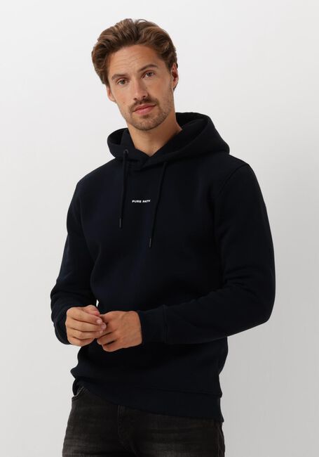 Dunkelblau PURE PATH Sweatshirt ESSENTIAL LOGO HOODIE - large