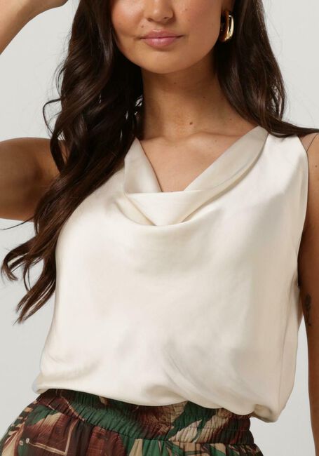 Creme ACCESS Top DRAPED TOP - large