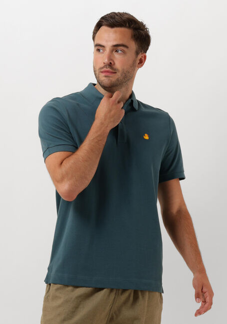 Blaue STRØM Clothing Polo-Shirt POLO - large