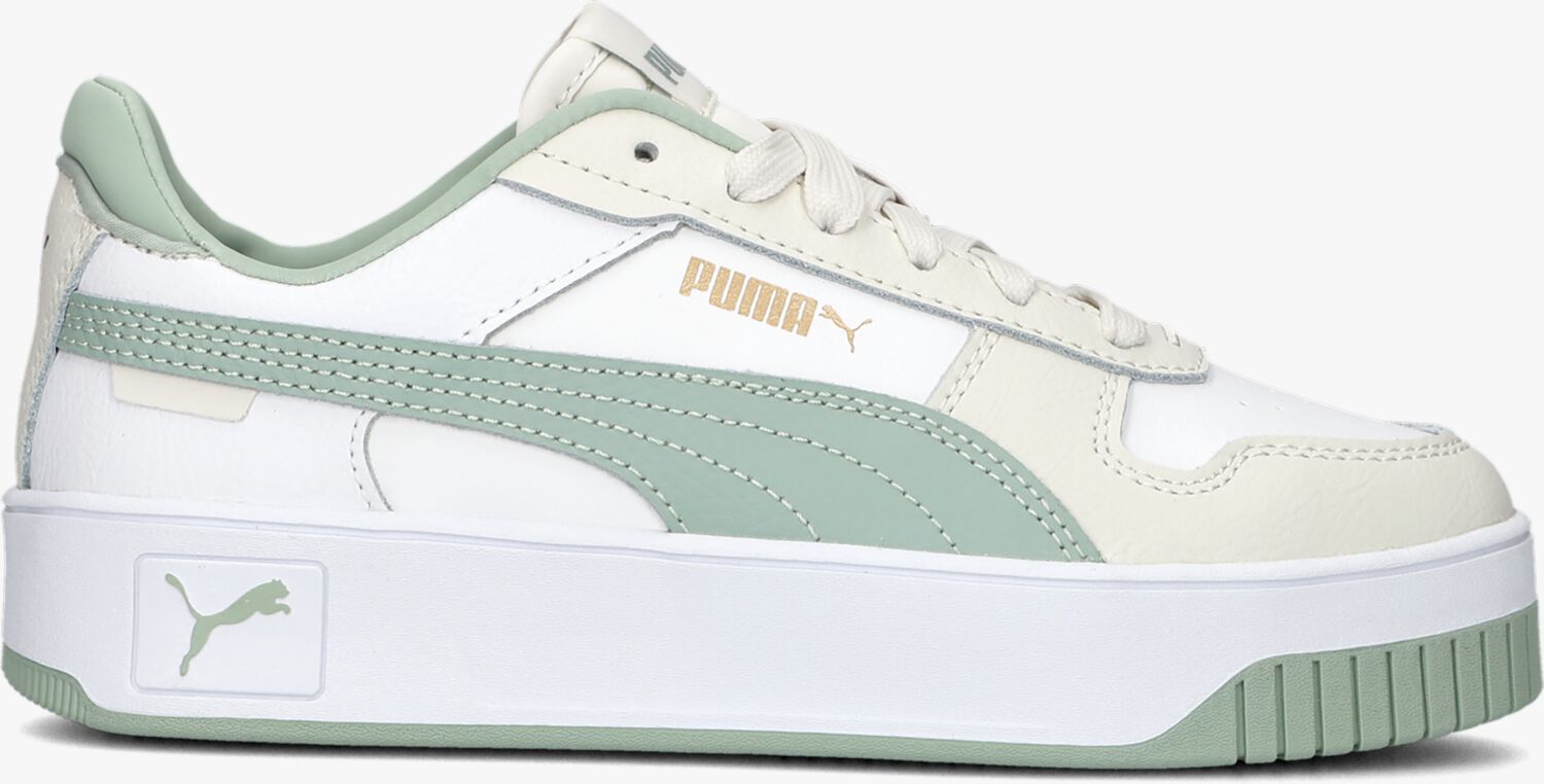 Weiße PUMA Sneaker low CARINA Omoda STREET | JR