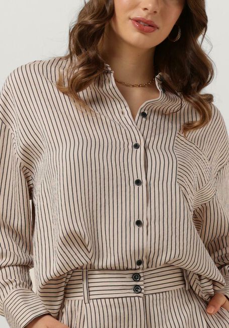 Sand ACCESS Bluse SHIRT WITH THIN STRIPES - large