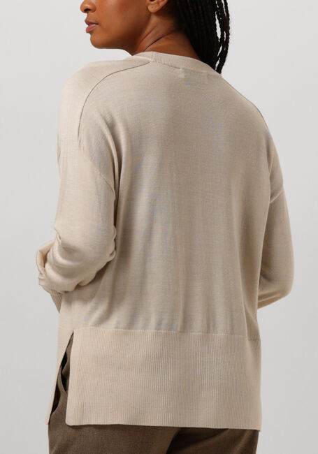 Beige RUBY TUESDAY Pullover VALLIE SOFT ROUND NECK PULLOVER HIGH BORDER - large