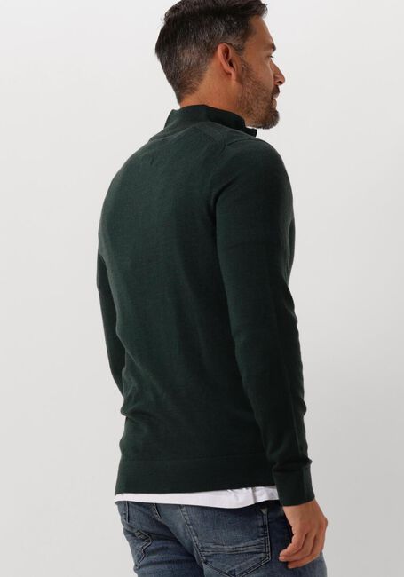 Dunkelgrün CALVIN KLEIN Pullover MERINO QUARTER ZIP - large