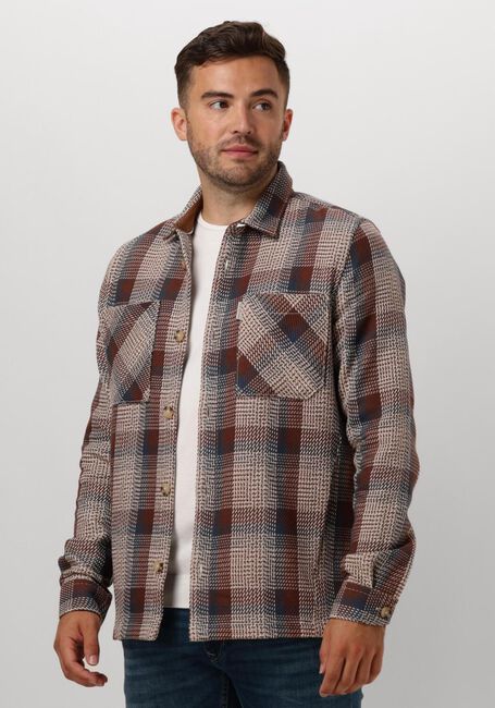 Braune CAST IRON Overshirt LONG SLEEVE SHIRT HEAVY CHECK - large