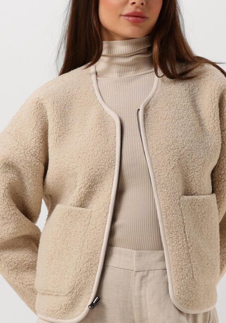 Creme KNIT-TED Teddy-Jacke TEDDIE - large